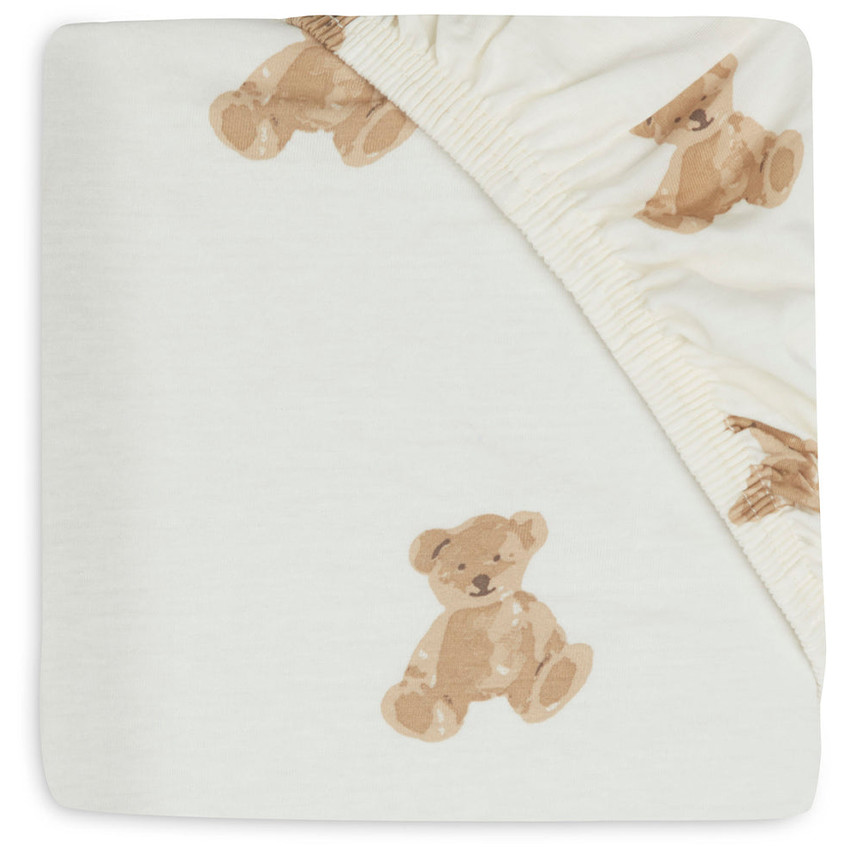 Drap housse jersey 70/75X140/150CM Mini Teddy Bear