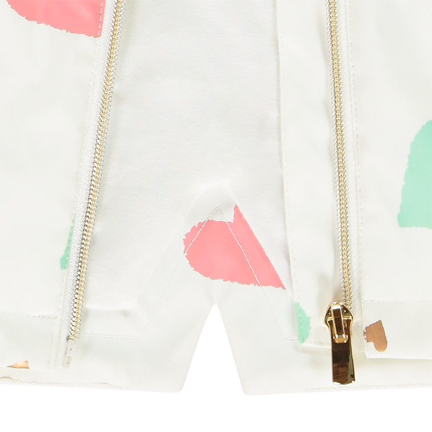 Parka gomme motif fantaisie pour bébé fille 