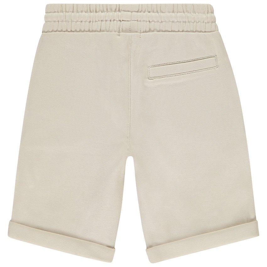 Bermuda en molleton piqué uni pour garçon 
