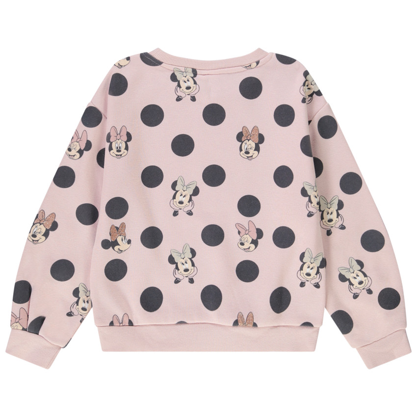 Sweat en molleton imprimé Minnie Disney pour fille 