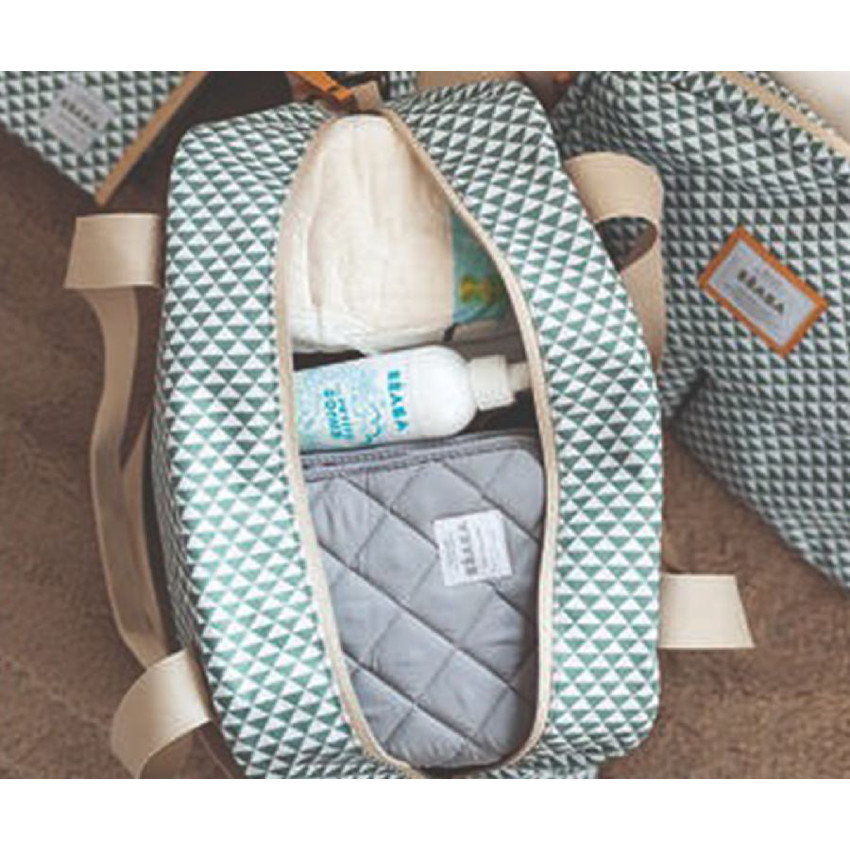 Sac à langer Genève Play print Vert sauge 