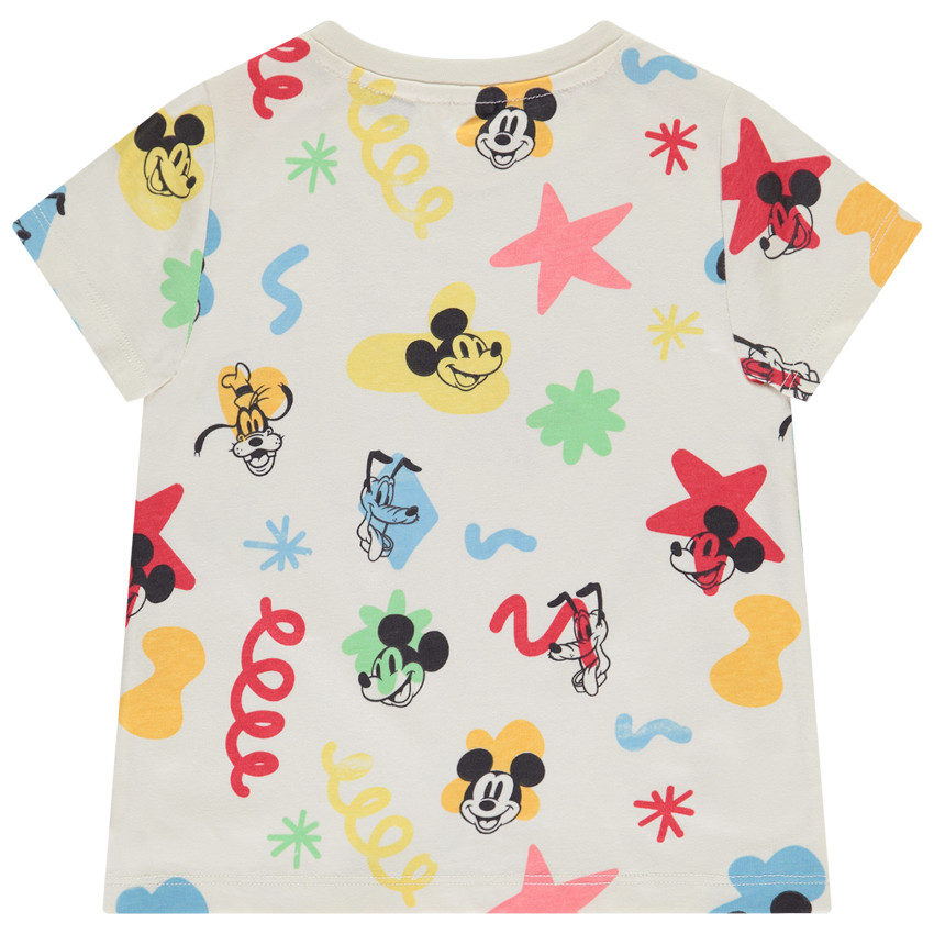 T-shirt manches courtes imprimé Mickey Disney pour bébé garçon 
