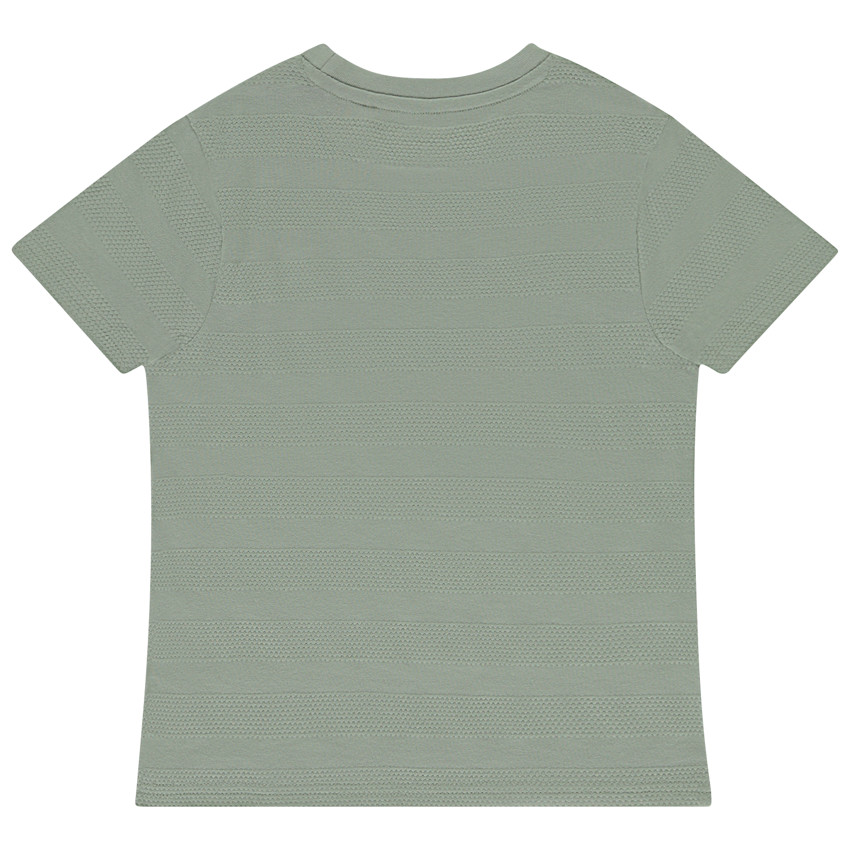 T-shirt manches courtes uni avec poche pour garçon  