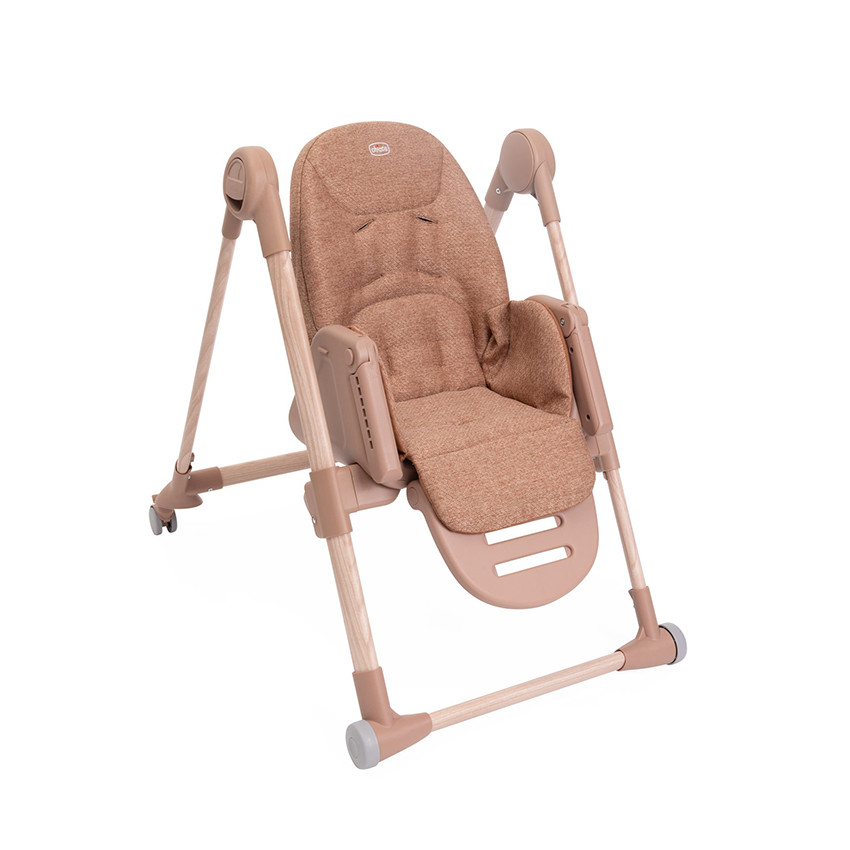 Chaise-haute évolutive Polly Armonia terracotta - Terracotta (Chicco) - Image 1