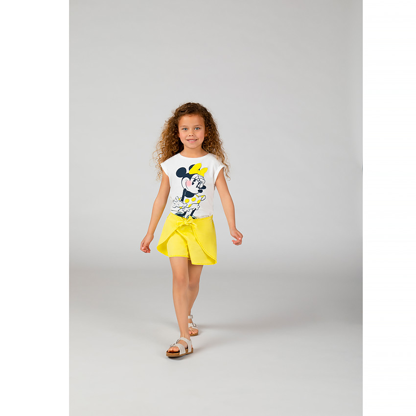 T-shirt manches courtes print Minnie (Disney) pour fille 