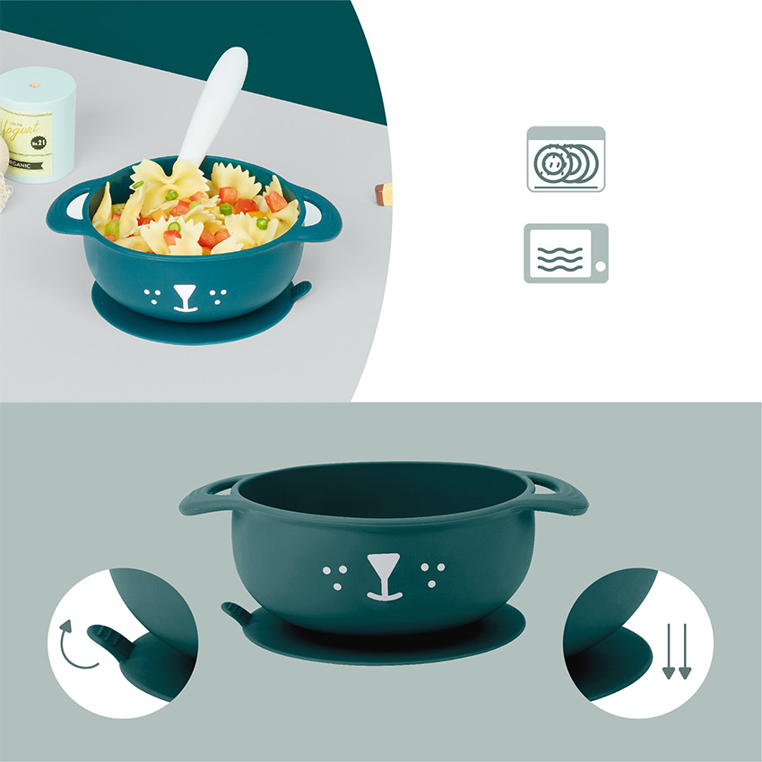 Coffret repas en silicone TAST'ISY 15-24 mois - Chien 