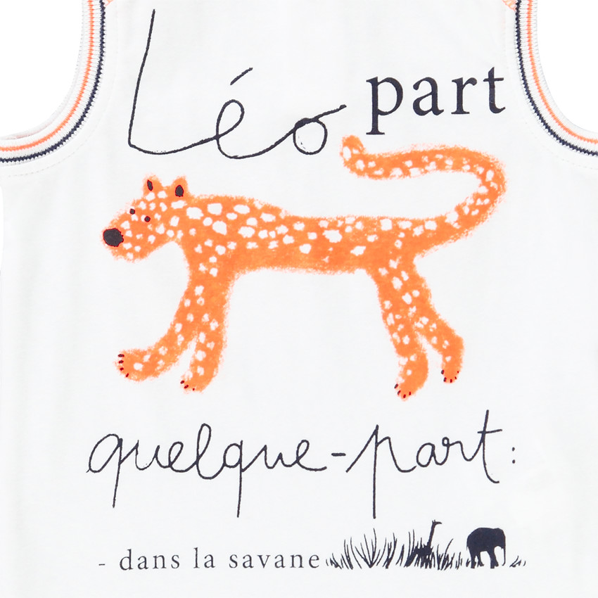 Ensemble de plage fantaisie débardeur + bermuda pour bébé garçon 
