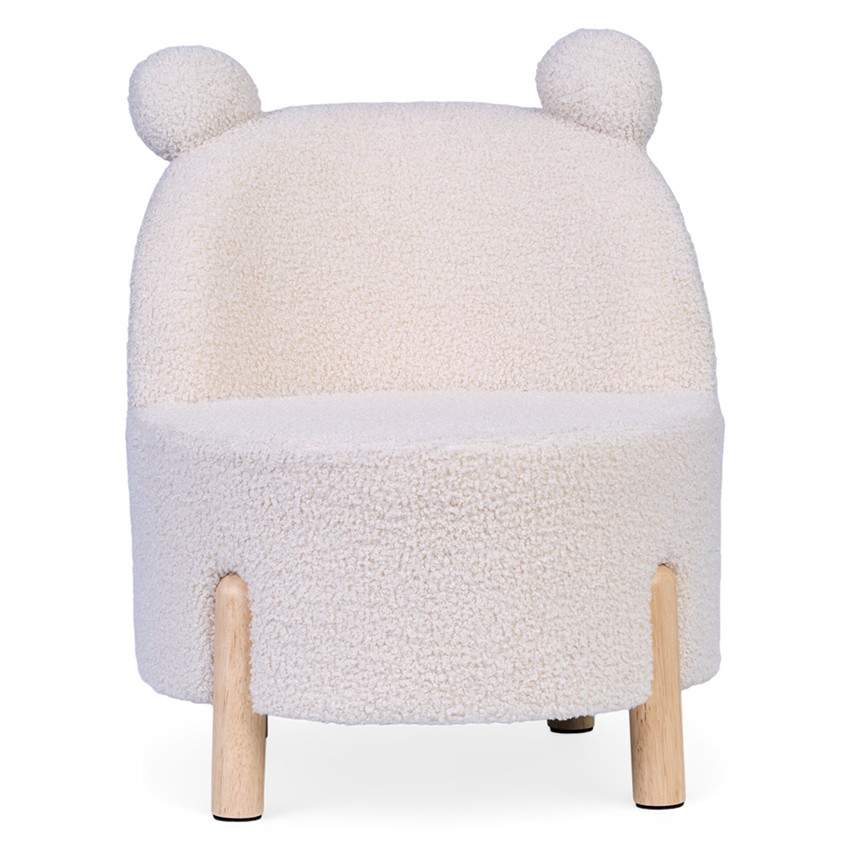 Chaise pour enfants Teddy Ecru Naturel 18m+