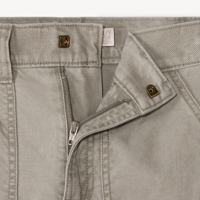 Pantalon droit en toile unie pour garçon 