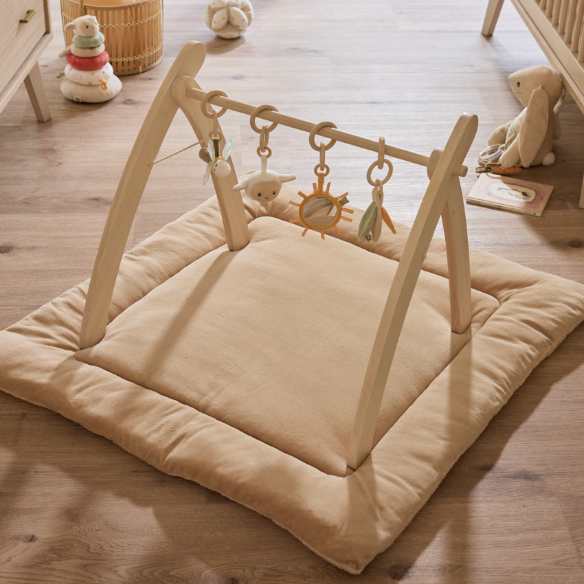 Arche d'éveil pliable en bois coloris naturel - Beige (Prémaman) - Image 3