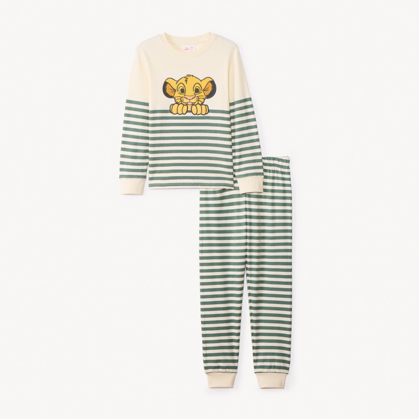 Set pyjama rayé à patch Simba Disney pour garçon