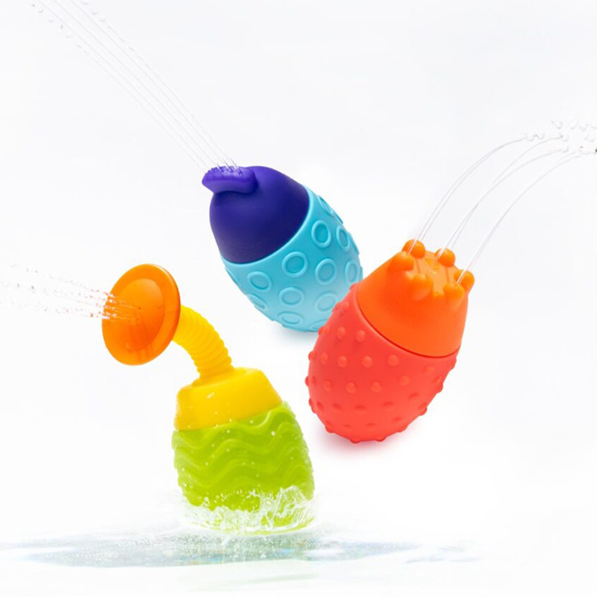 Set de 3 jouets aspergeurs pour le bain  