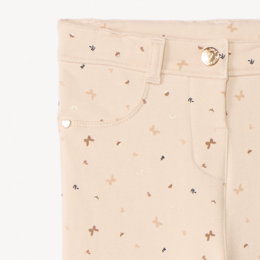 Pantalon en molleton imprimé pour bébé fille 