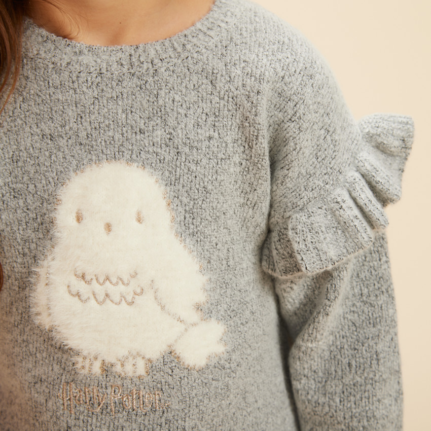 Robe en tricot motif Hedwige Warner pour bébé fille 