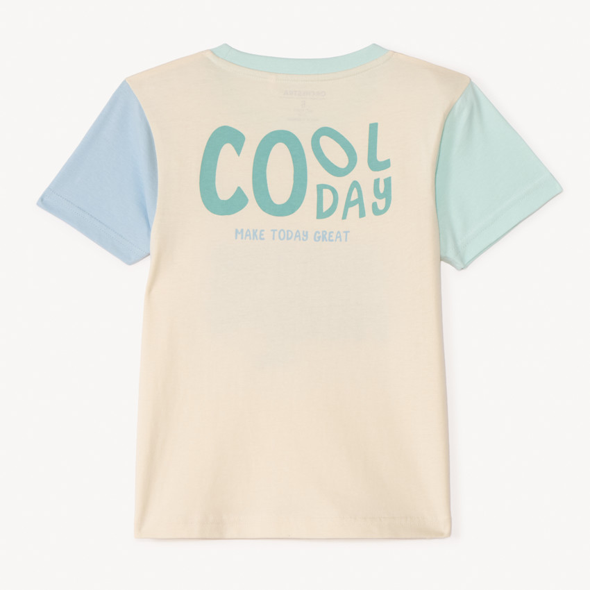 T-shirt manches courtes brodé 3D pour garçon 