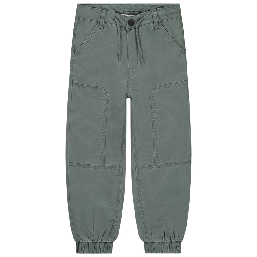 Vertbaudet Garcon Short Garcon Pantalon Battle Doublé Garçon Facile à Enfiler - Kaki Short Garcon 12 Ans Pantalon Doublé Garcon