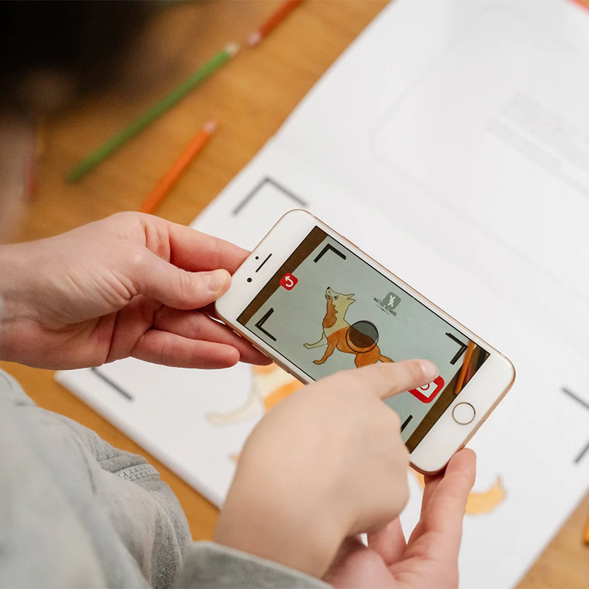 Cahier de dessin animé "Les Fables de La Fontaine" 