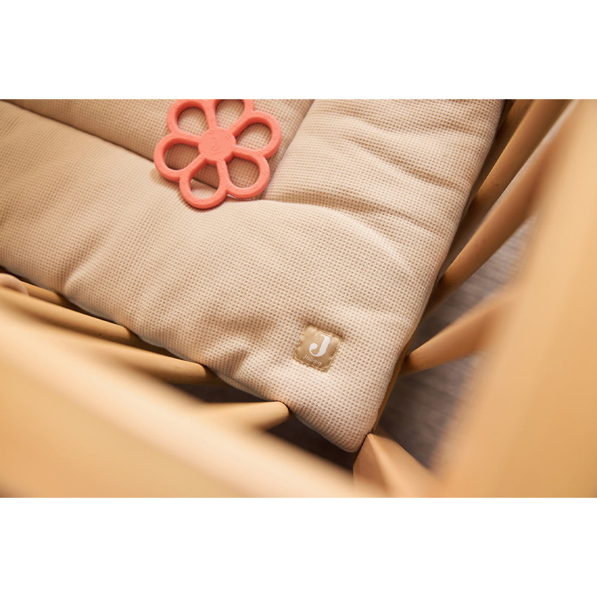 Anneau de dentition silicone Flower Coral Rose 