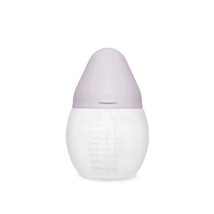 Biberon anti-colique en silicone 240ml lilac 