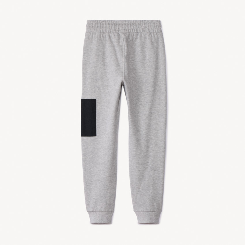 Pantalon de jogging molleton gris chiné pour garçon  