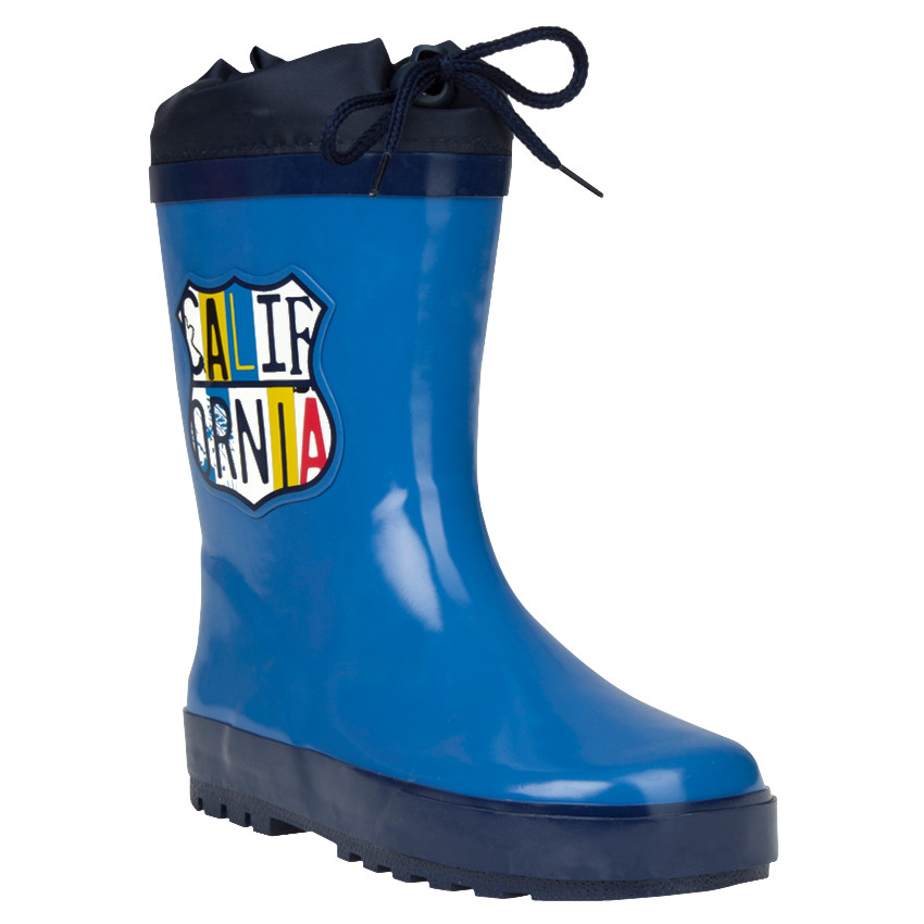 Bottes de pluie avec print et col imperméable 