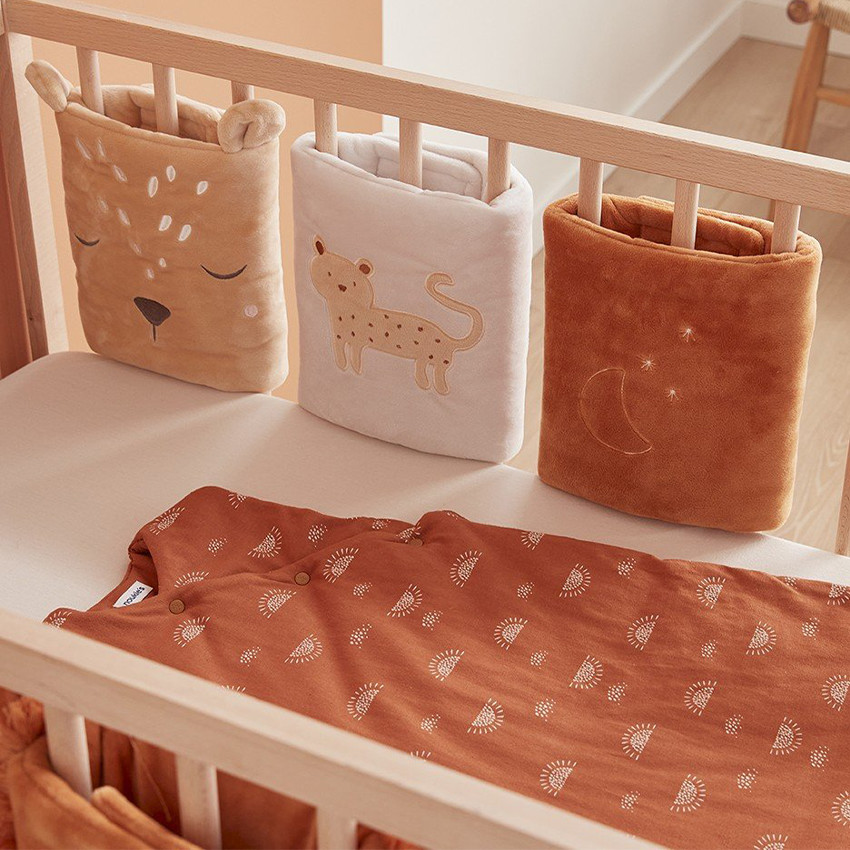 Gigoteuse sans manches en jersey Babou & Kendi 100 cm - Caramel 