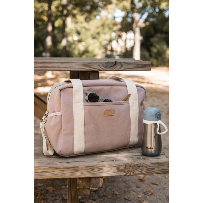 Sac à langer Paris Rose poudré 