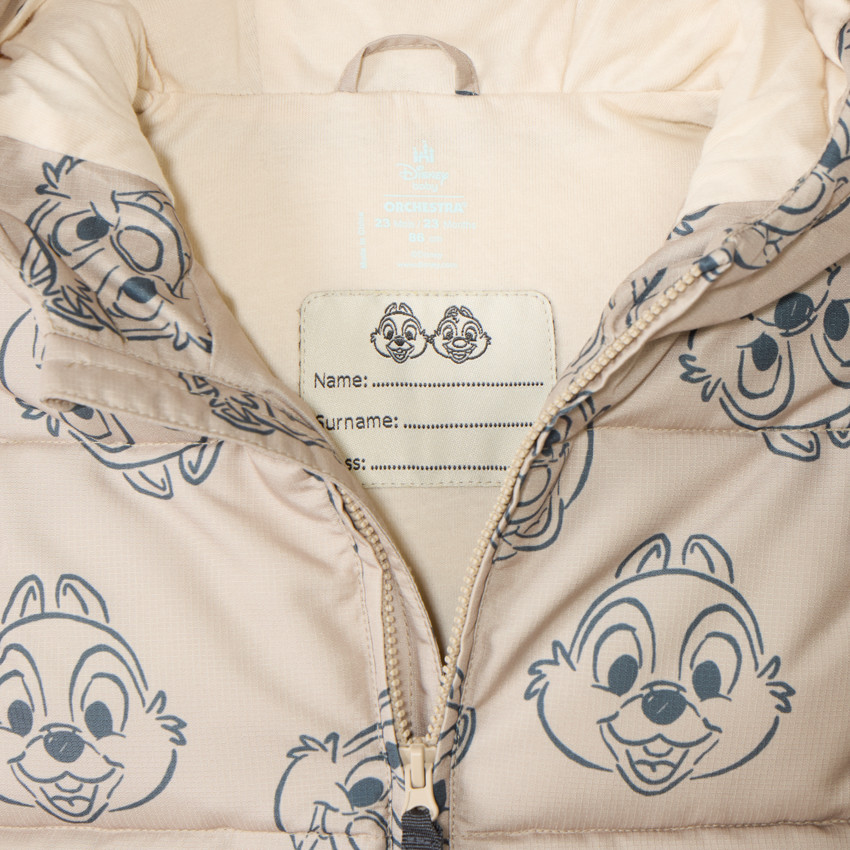 Doudoune sans manches imprimé Tic et Tac Disney pour bébé garçon 