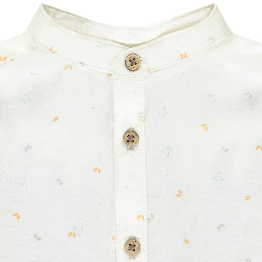 Ensemble salopette + chemise fantaisie pour bébé garçon 