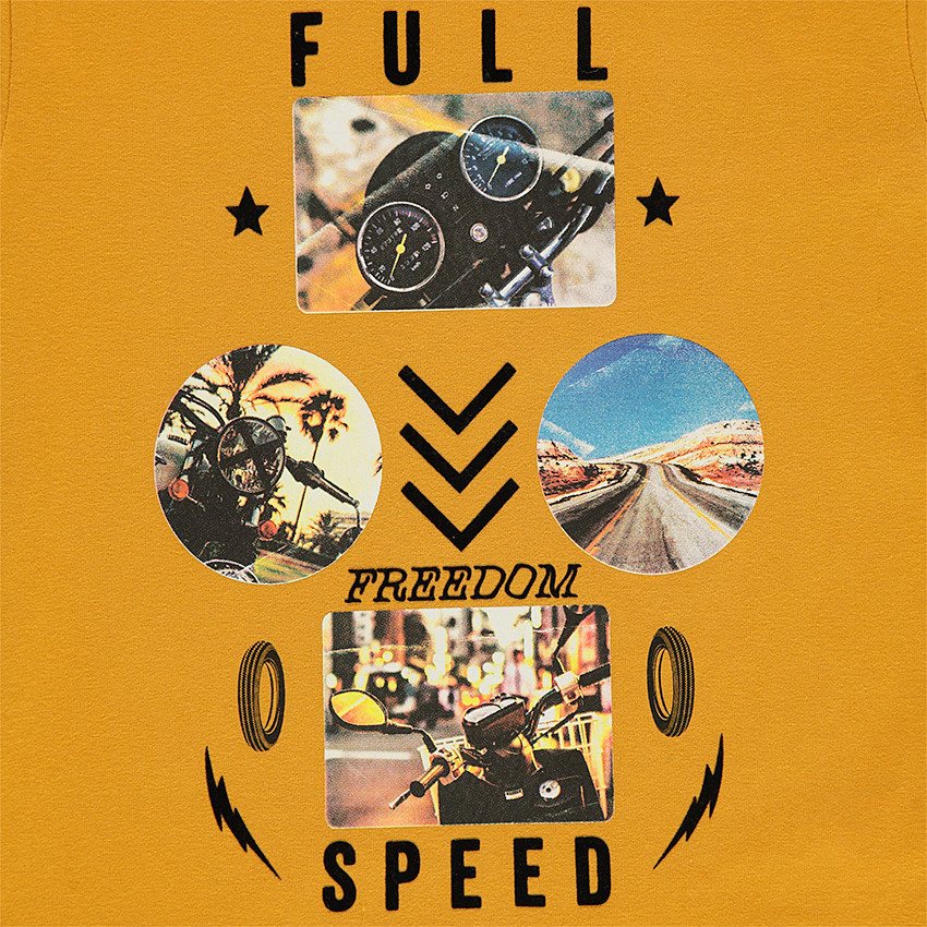 Junior - Tee-shirt manches longues en jersey avec print fantaisie 