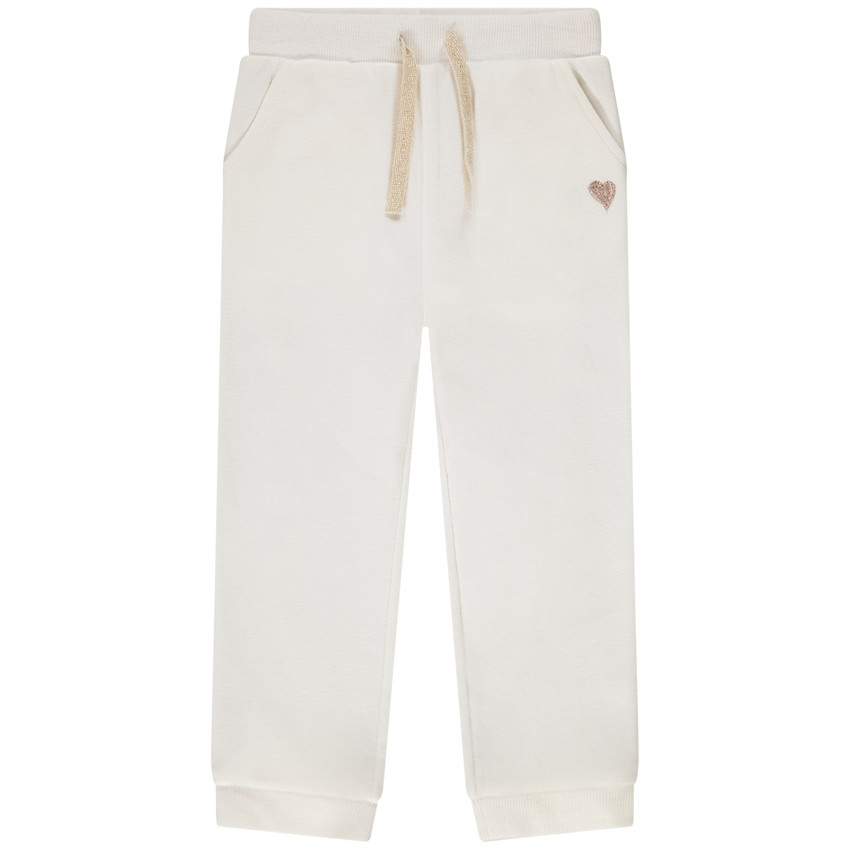 Jogging en molleton uni pour bébé fille