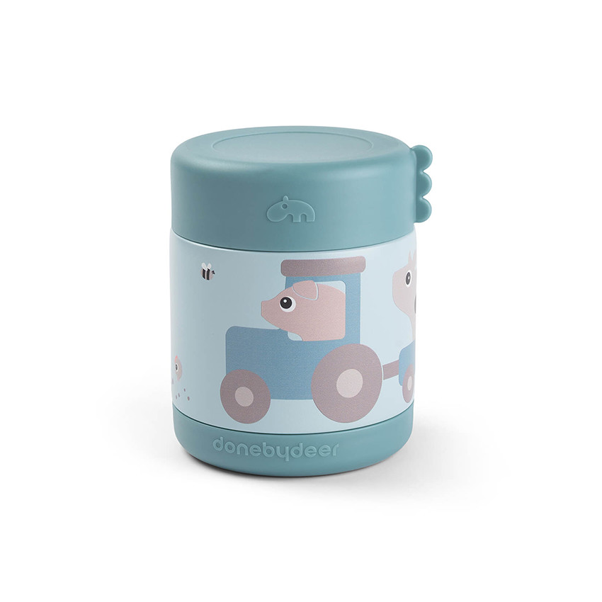 Lunchbox isotherme Tiny Farm bleu 300 ml 