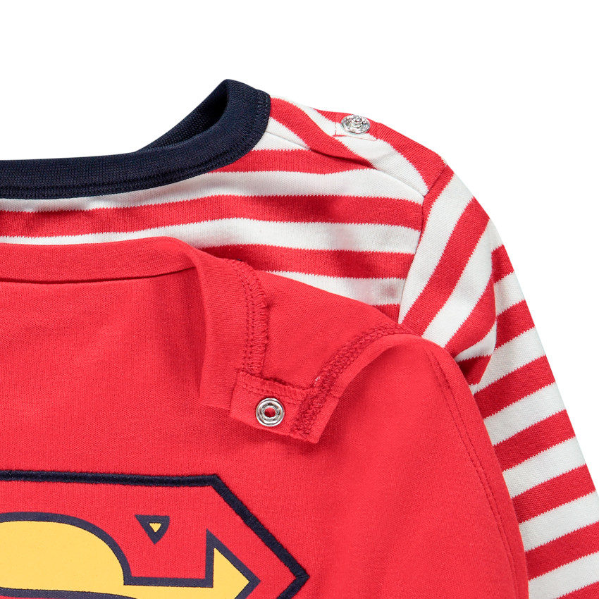 Pyjama à cape amovible Superman Warner pour garçon 