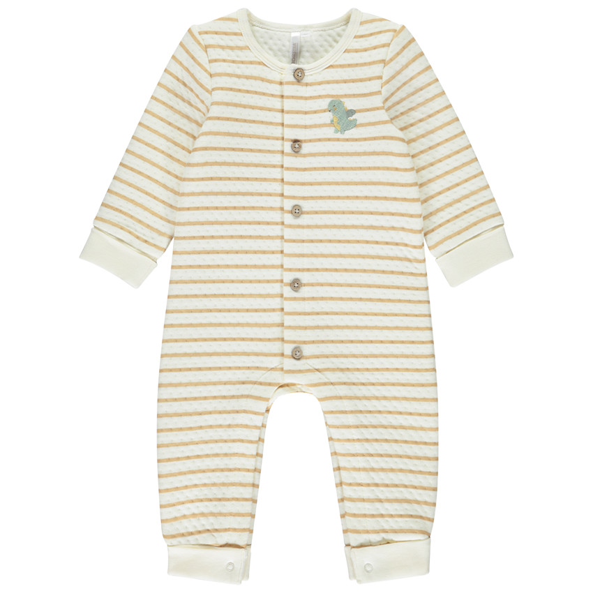 Combinaison longue à rayure pour bébé garçon