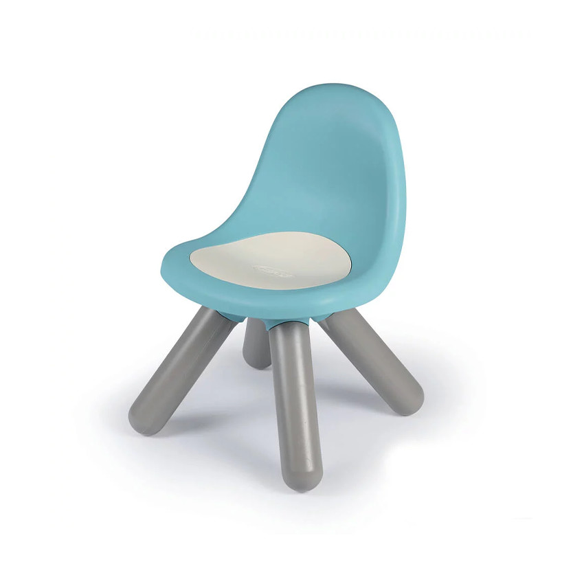 Chaise en plastique bleu pour enfant  