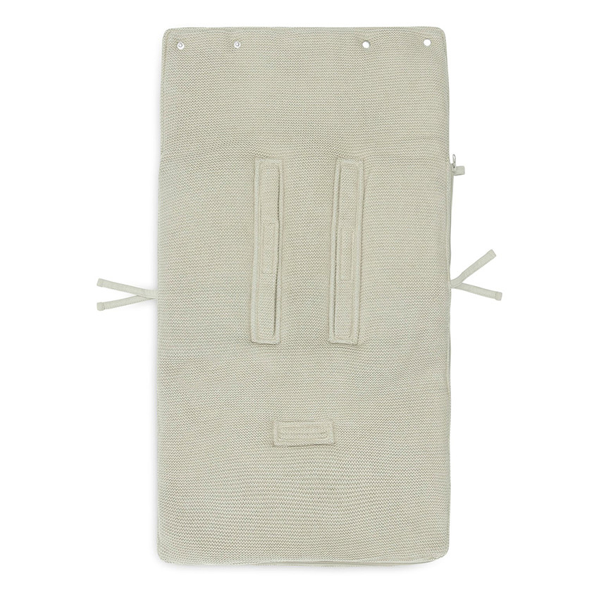 Nid d'ange Basic Knit pour siège-auto 0+ et poussette - Vert Olive 