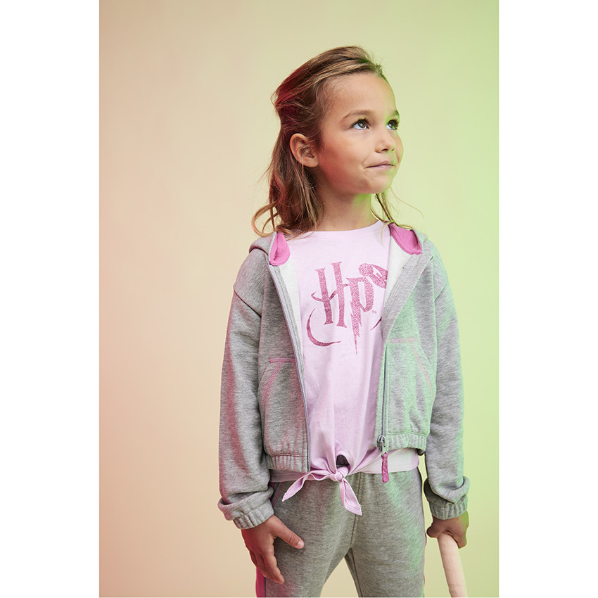 T-shirt manches longues avec nœud Harry Potter Warner pour fille 