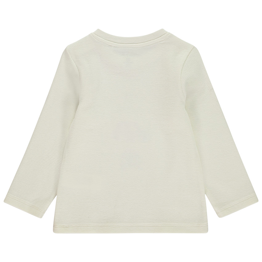 T-shirt manches longues effet nid d'abeille pour bébé garçon 