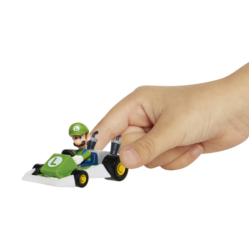 Mini véhicule Mario Kart (modèle aléatoire) 