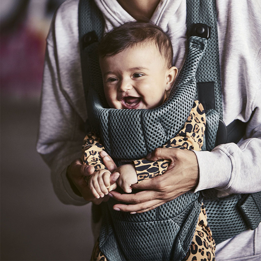 Porte-bébé Move en Mesh 3D - Vert sauge 