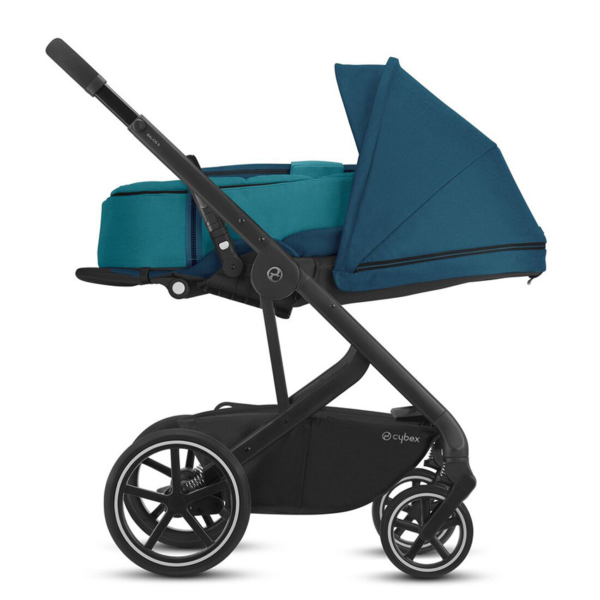 Poussette Balios S Lux châssis noir - River blue 