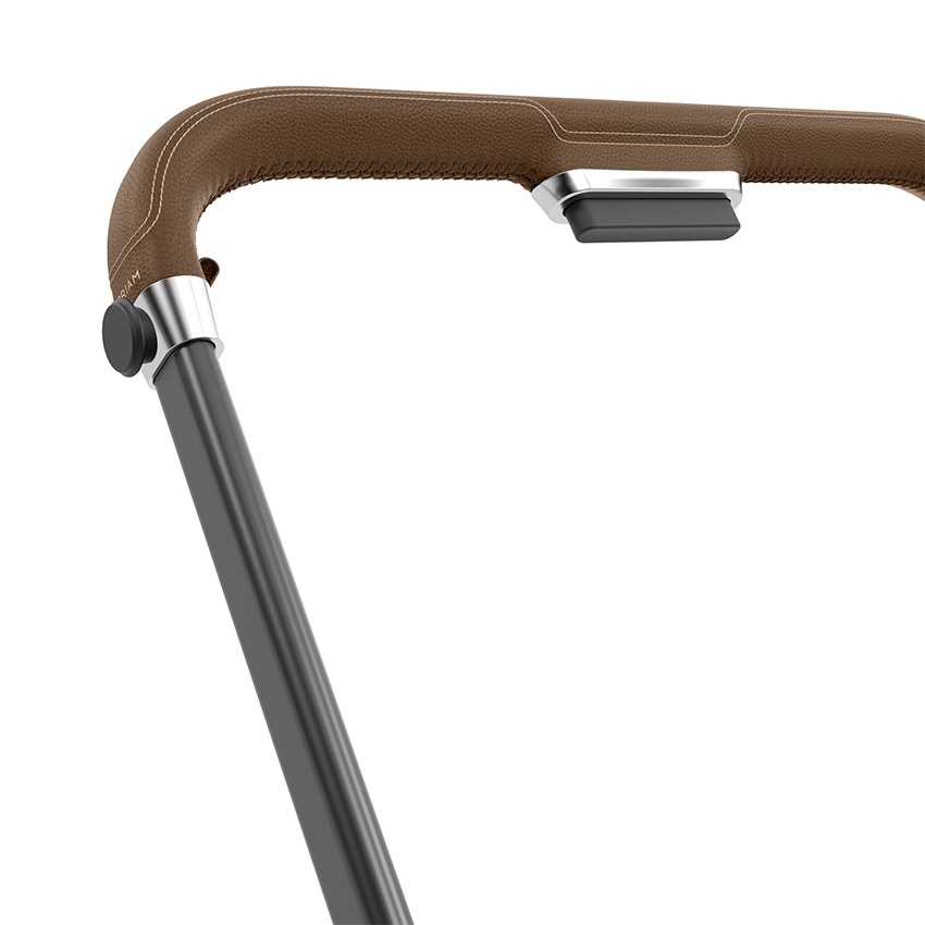 Châssis poussette e-Priam chrome/brown 