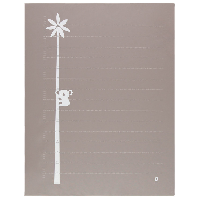 Tapis de parc avec toise Koala - Marron 