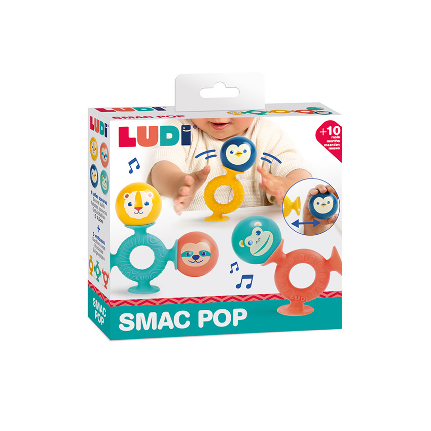 Smac Pop Jeu d'assemblage à ventouse 