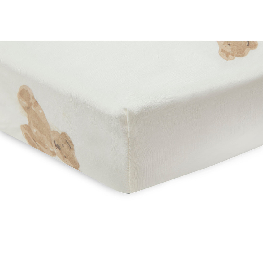 Drap housse jersey 70/75X140/150CM Mini Teddy Bear 