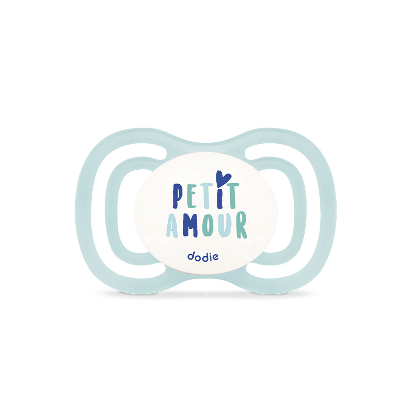 Lot de 2 sucettes en silicone anatomique extra fine jour et nuit 0-6M (modèle aléatoire) 