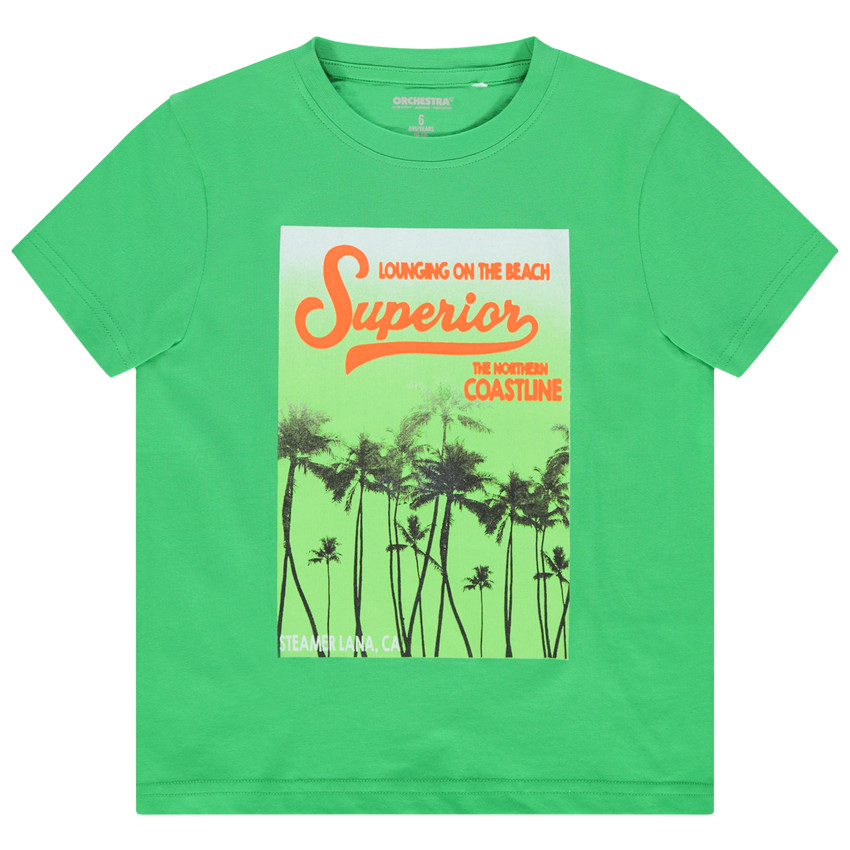 T-shirt manches courtes à print esprit surf Main T-shirt manches courtes à print esprit surf