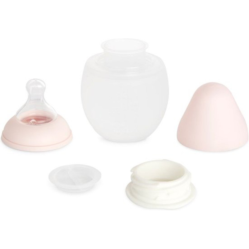 Biberon silicone 150 ml tétine débit lent Nude 