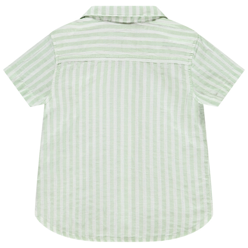 Chemise manches courtes rayée pour bébé garçon 