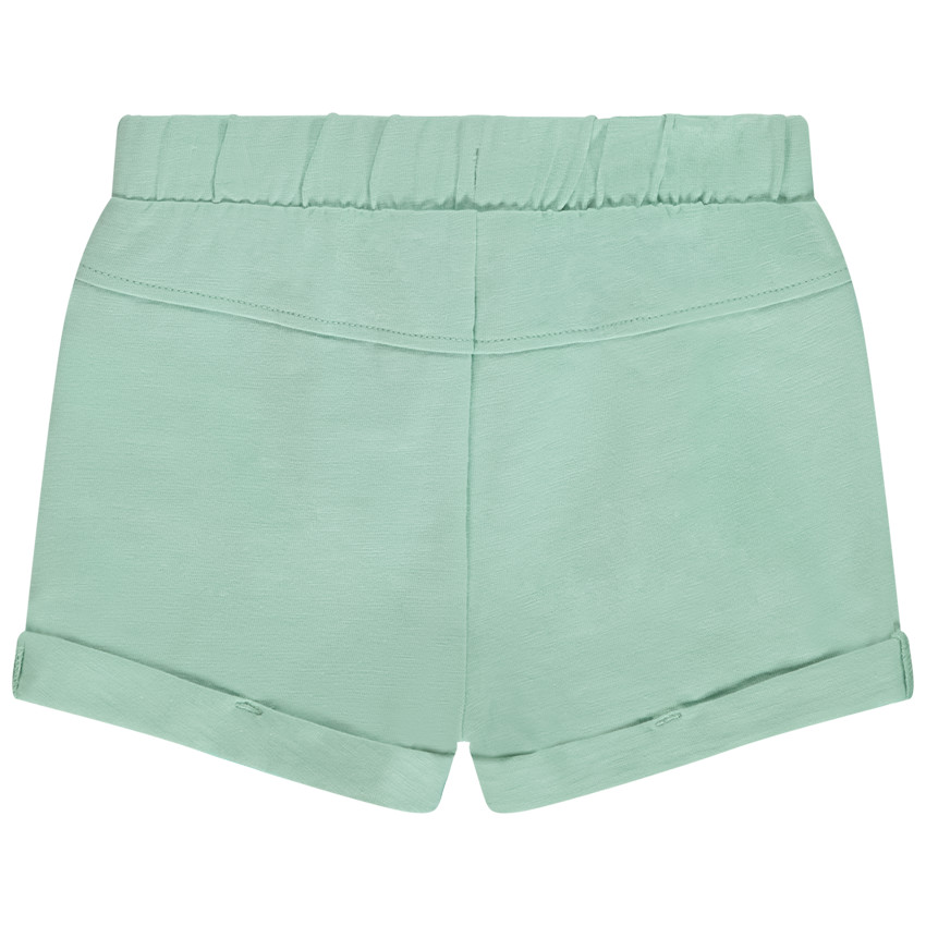 Short uni en jersey slub pour bébé fille 
